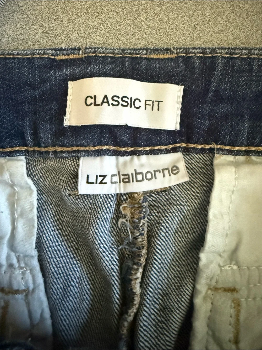 Liz Claiborne Blue Denim Jean Shorts